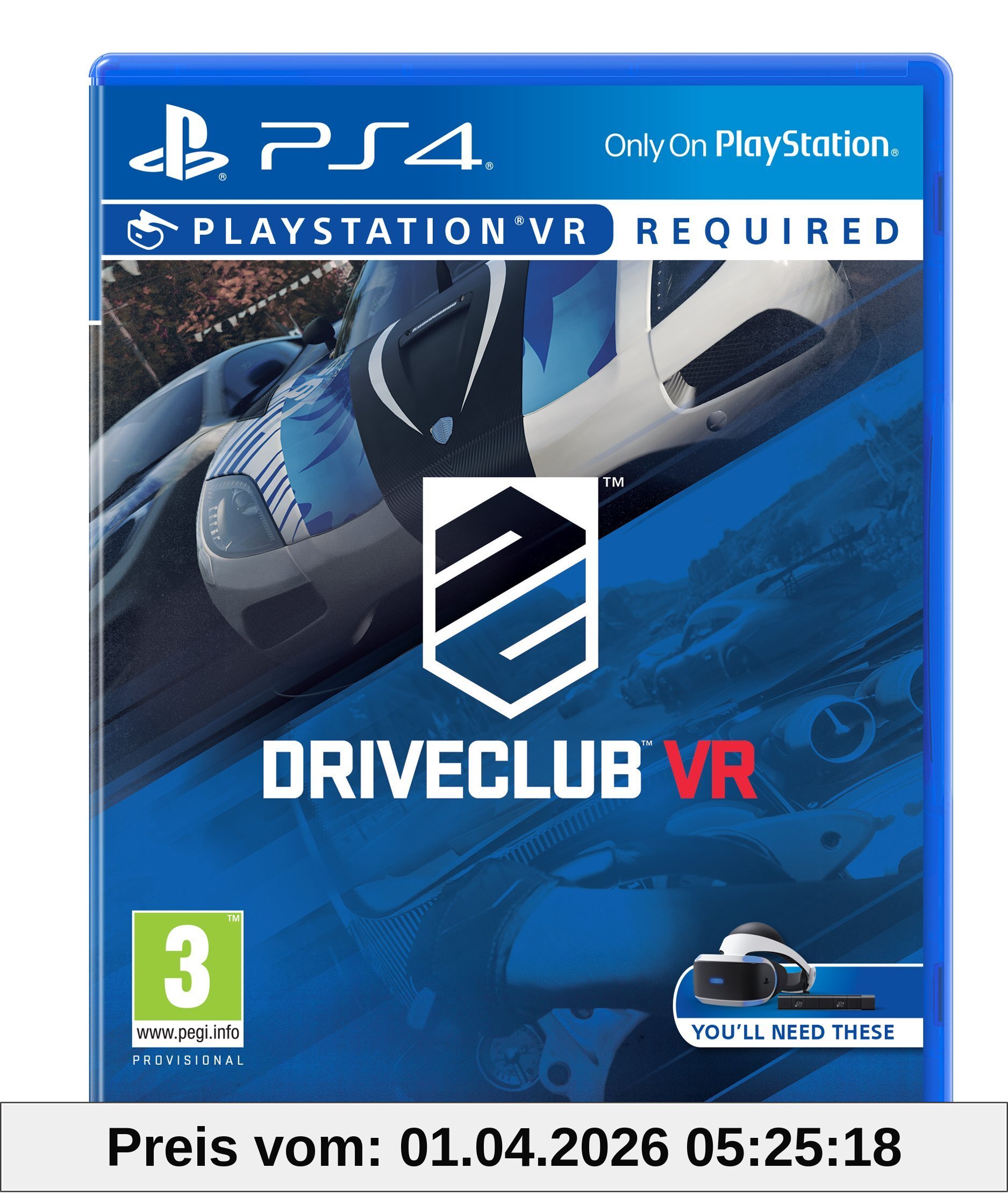 Driveclub VR PS4 Game (Sony PSVR)