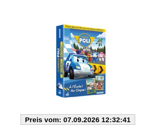 Robocar poli vol. 1 et 2 : à l'école ! ; au cirque ! [FR Import]