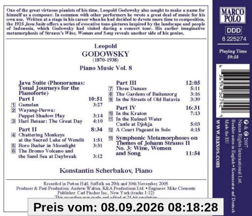 Godowsky: Klavierwerke Vol. 8