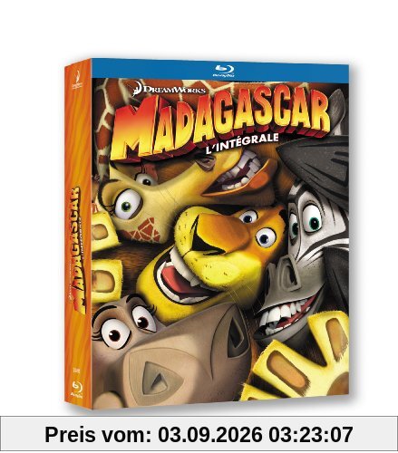 Coffret trilogie madagascar [Blu-ray] [FR Import]