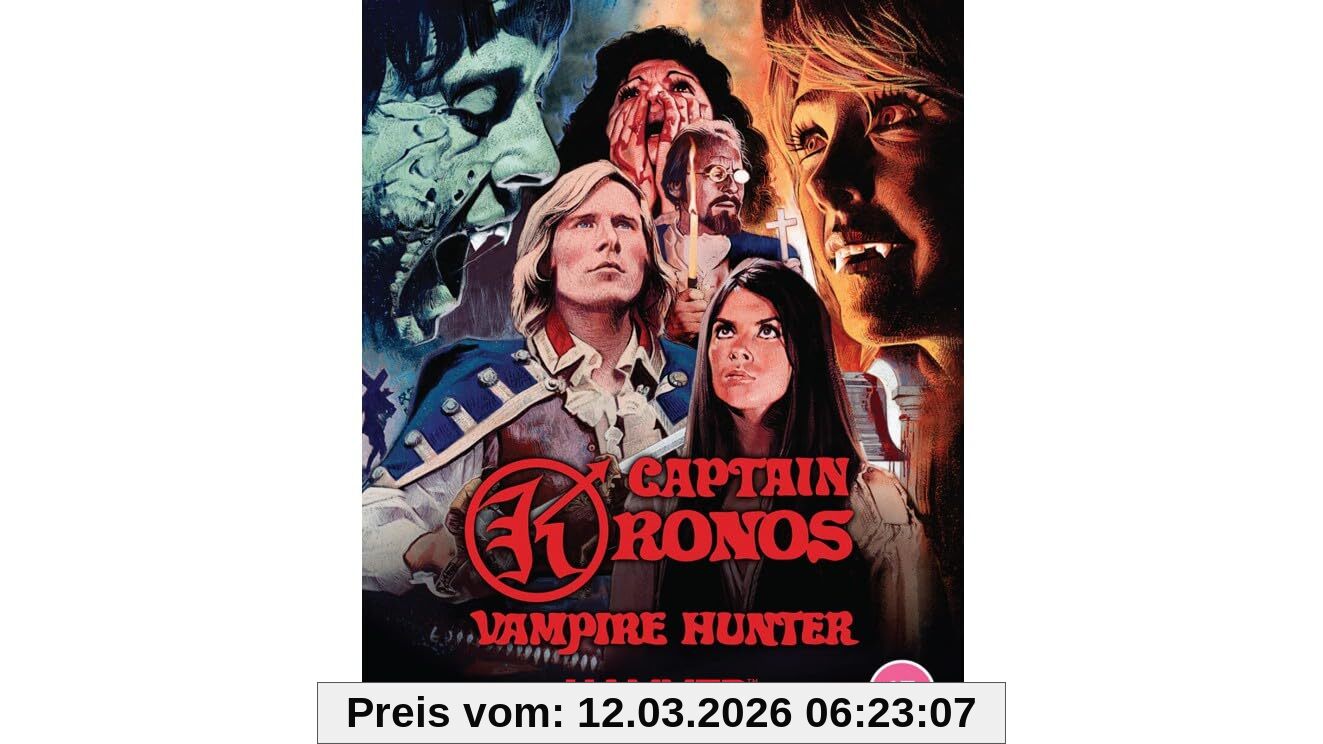 Brian Clemens Captain Kronos Vampire Hunter Blu-Ray [Region A & B & C]