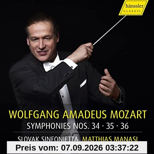 Matthias Manasi-Mozart Sinfonien 34,35