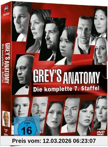 Ellen Pompeo Grey's Anatomy, Die Jungen Ärzte - Die Komplette 7. Staffel [6 DVDs]
