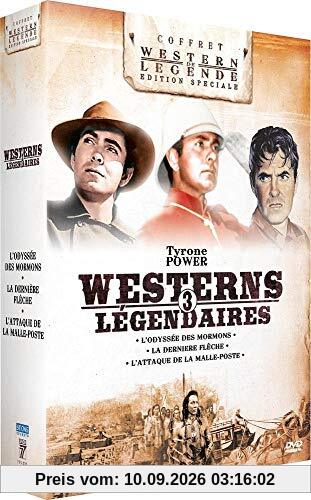 Coffret tyrone power : l'attaque de la malle-poste ; la dernière flèche ; l'odyssée des mormons [FR Import]