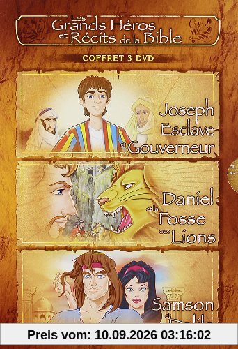 Les Grands héros et récits de la Bible, vol. 3 : Joseph, esclave et gouverneur - Coffret 3 DVD