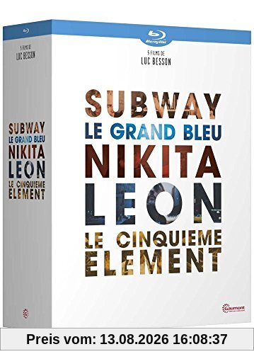 Coffret Luc Besson : Subway + Le Grand Bleu + Nikita + Léon + Le Cinquième Élément [Blu-ray]