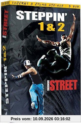 Coffret 3 films hip-hop : steppin' 1 ; steppin' 2 ; street dancers [FR Import]