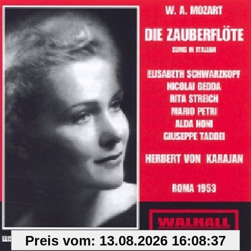 Die Zauberflöte (Roma 1953, sung in italian)