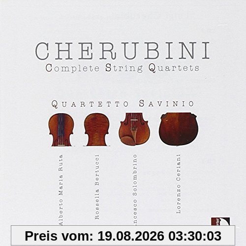 Quartetto Savinio Luigi Cherubini, Sämtliche Streichquartette