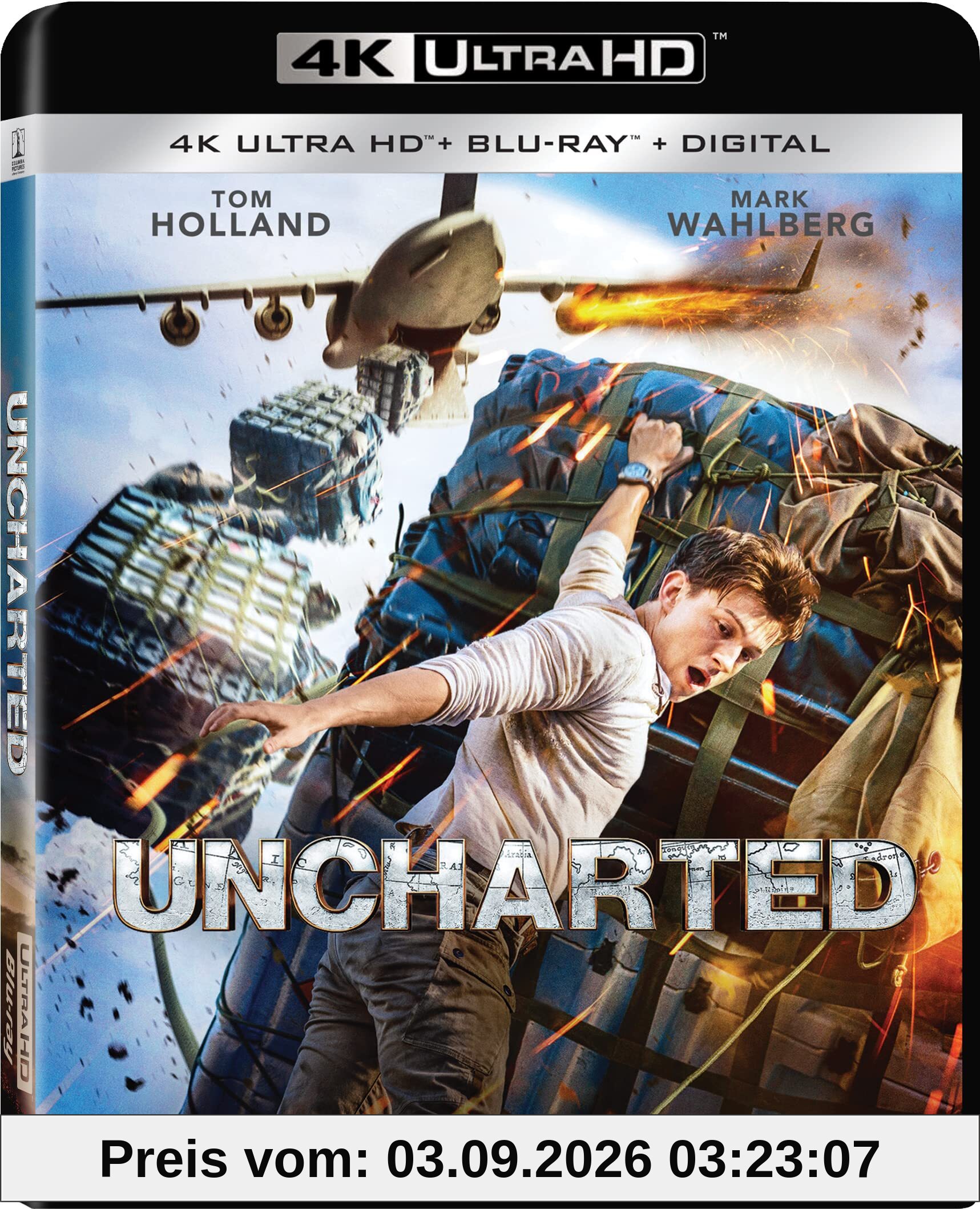 UNCHARTED - UHD/BLU-RAY COMBO + DIGITAL