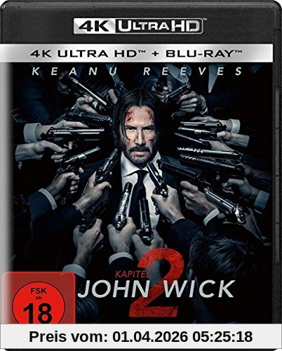 John Wick: Kapitel 2 (4k Ultra HD + Blu-ray) (2 Disc-Version)
