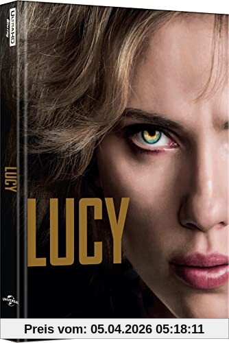 Lucy (4K Ultra-HD) (+ Blu-ray 2D) Mediabook mit Prägedruck und 24 seitiges Booklet - Cover A - Limited Edition auf 500 Stück