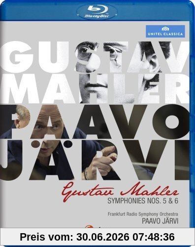Paavo Järvi Mahler, Symphonies Nos. 5 & 6 (Rheingau Musik Festival, 2011/2013) [Blu-ray]