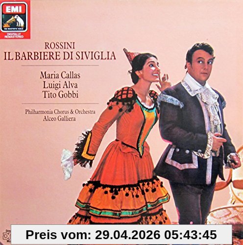 Rossini: Il Barbiere di Siviglia (Gesamtaufnahme in italienischer Sprache: Kingsway Hall, London, 2/1957) [Vinyl Schallplatte] [2 LP Box-Set]