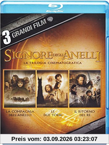 3 grandi film - Il signore degli anelli - Trilogia [Blu-ray] [IT Import]