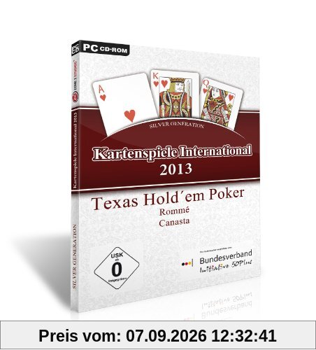 50+ Silver Generation Kartenspiele International 2013 (PC)