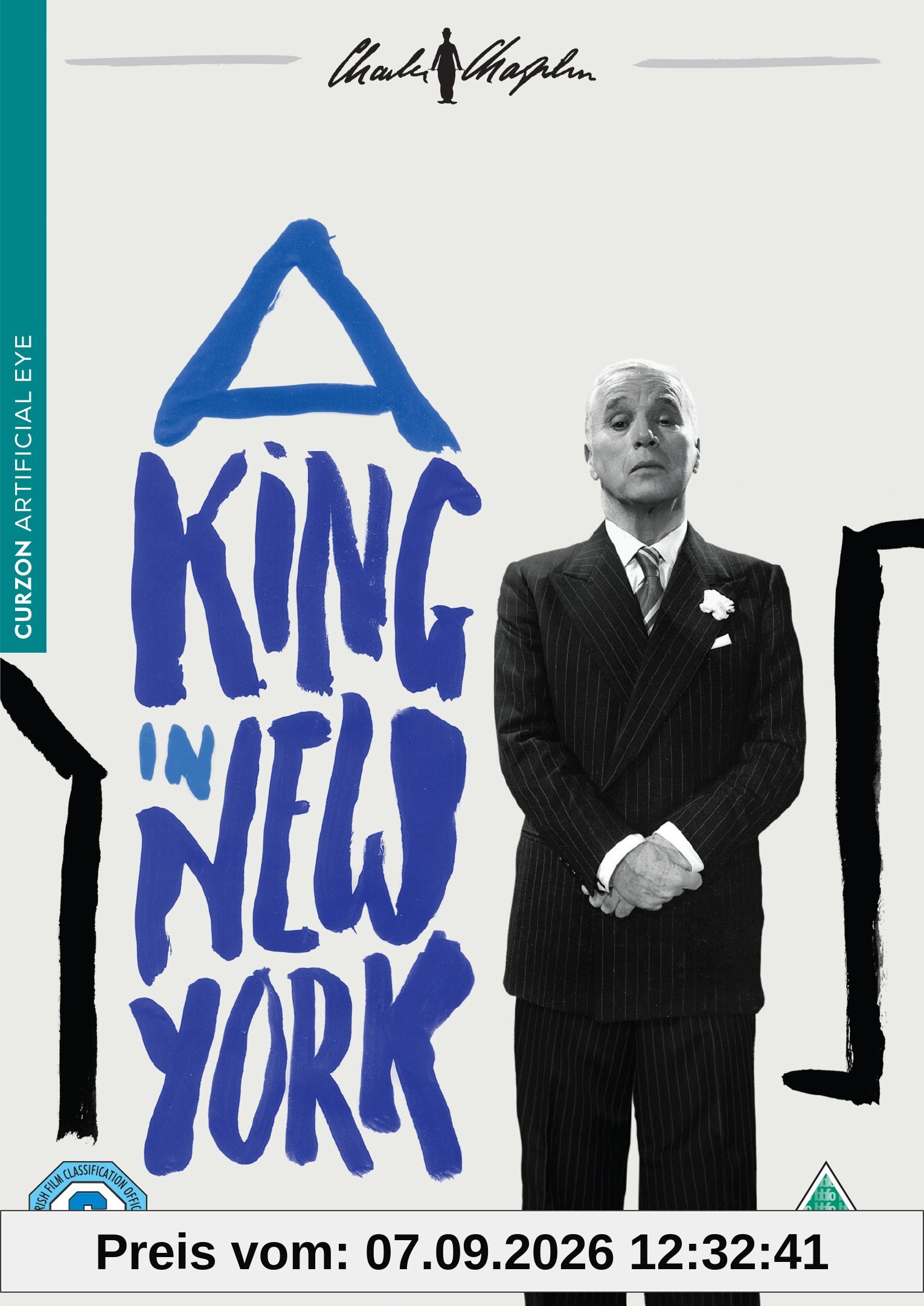 A King In New York - Charlie Chaplin DVD
