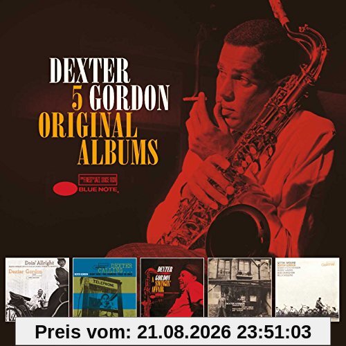 Dexter Gordon 5 Original Albums