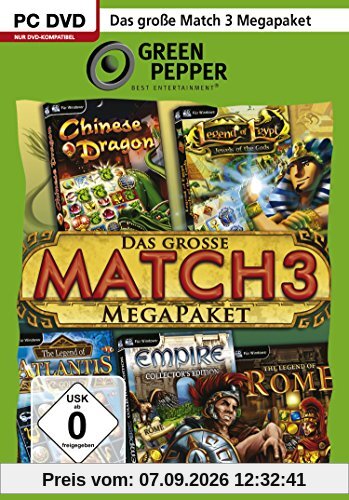 Das große Match 3-Megapaket [Green Pepper]
