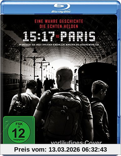 Clint Eastwood 15, 17 To Paris [Blu-ray]