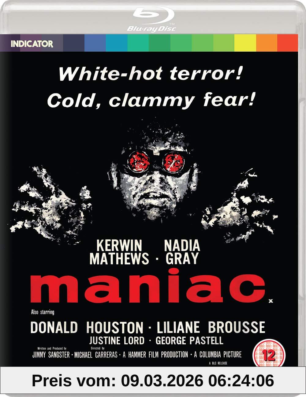 Michael Carreras Maniac (Standard Edition) [Blu-ray] [2020] [Region Free]