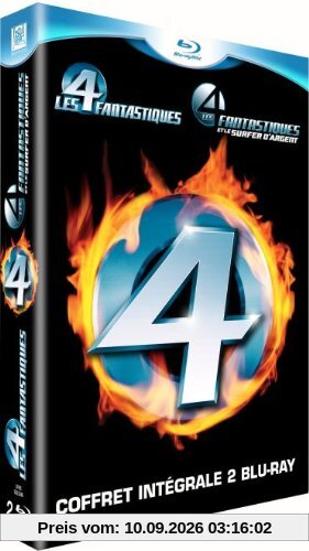Coffret les 4 fantastiques : les 4 fantastiques ; les 4 fantastiques et le surfer d'argent [Blu-ray] [FR Import]