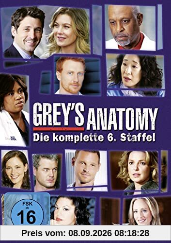 Grey's Anatomy - Die komplette sechste Staffel [6 DVDs]