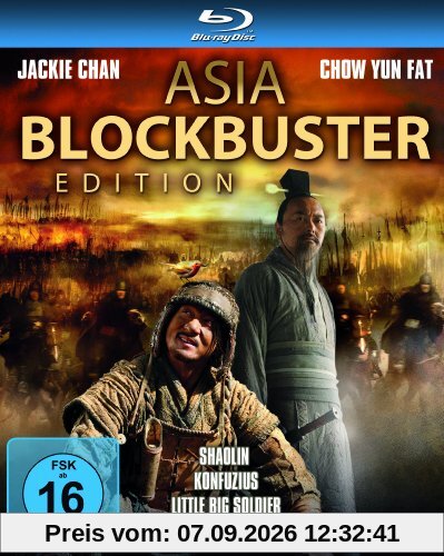 Asia Blockbuster Edition (Shaolin, Konfuzius / Little Big Soldier / Stadt der Gewalt) (4 Blu-rays) [Blu-ray] [Collector's Edition]