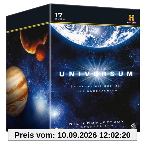 Unser Universum - Die Komplettbox, Staffel 1-4 (History) [17 DVDs]