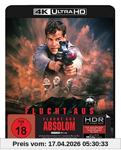 Flucht aus Absolom (4K Ultra HD) (+ Blu-ray) (+Bonus-Blu-ray)