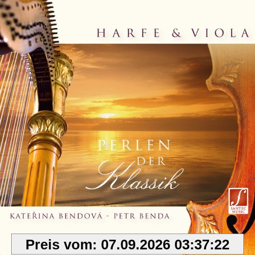 CD Perlen der Klassik: Von Barock bis Romantik mit Harfe und Viola.
