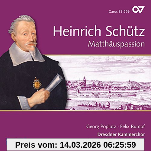 Georg Poplutz Schütz, Matthäus-Passion (Ga) - (Schütz-Edition Vol. 11)
