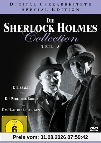 Die Sherlock Holmes Collection 3 ( Die Kralle / Die Perle der Borgia / Das Haus des Schreckens ) [3 DVDs]