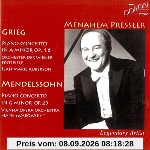 Menahem Pressler Spielt Grieg und Mendelssohn