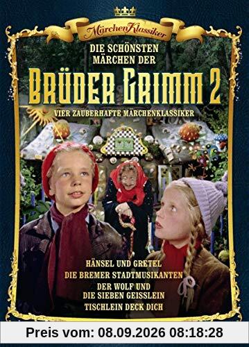 Mrchen Klassiker: Brder Grimm Box 2: Vier zauberhafte Mrchen-Klassiker: Hnsel & Gretel / Die Bremer Stadtmusikanten / Der Wolf und die 7 Geisslein / Tischlein deck dich