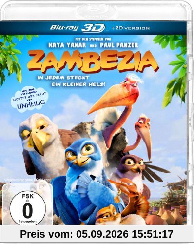 Zambezia - In jedem steckt ein kleiner Held! (+ 2D Version) [Blu-ray 3D]