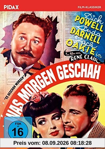 Was morgen geschah (It Happened Tomorrow)/Starbesetzter und mit zwei Oscars nominierter Film von René Clair (Pidax Film-Klassiker)