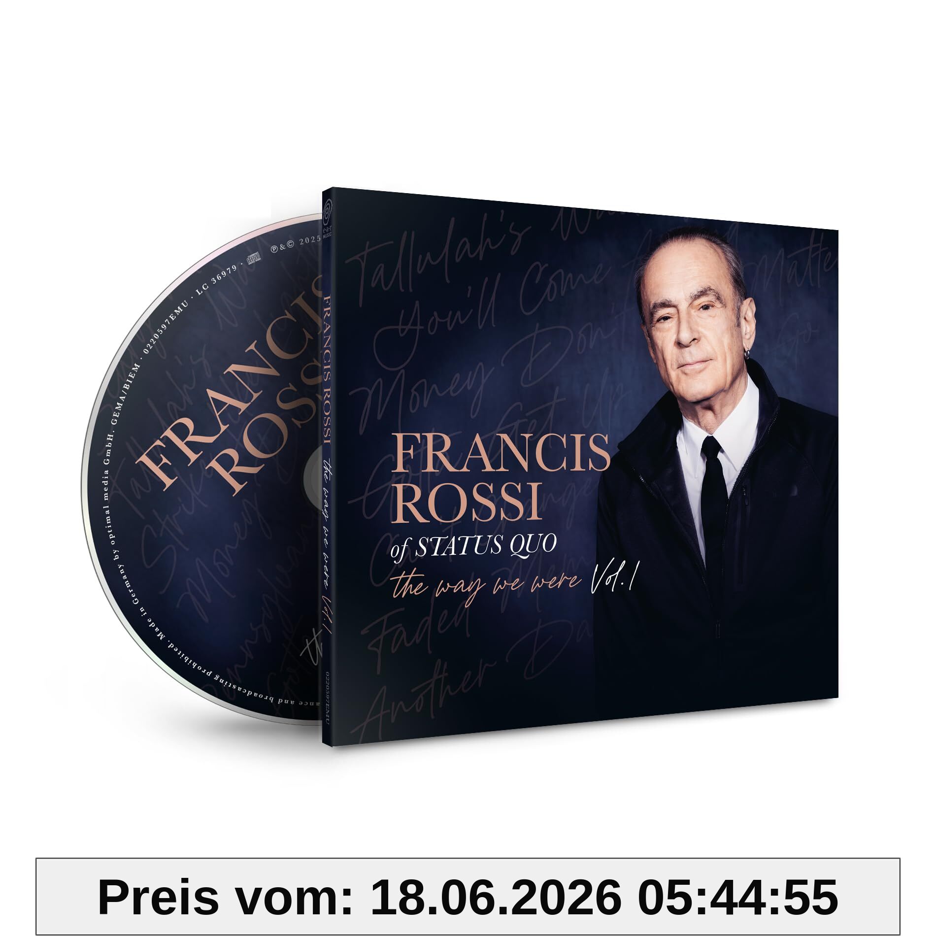 Francis Rossi The Way We Were Vol. 1 (Cd Digipak)