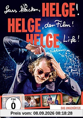 Helge Schneider - Lass knacken, HELGE, HELGE, der Film! HELGE Life! (DVD + CD)