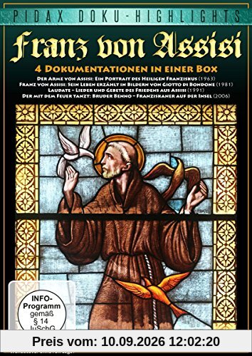 Franz von Assisi / 4 Dokumentationen aus vier Jahrzehnten über den Heiligen Franz von Assisi (Pidax Doku-Highlights)