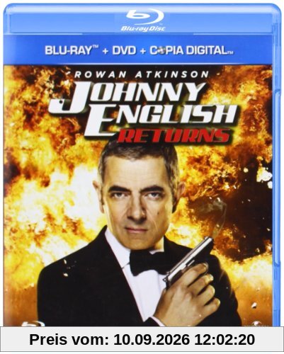 Johnny English Returns (Blu Ray Y Dvd) (Blu-Ray) (Import) (Keine Deutsche Sprache) (2012) Atkinson, R