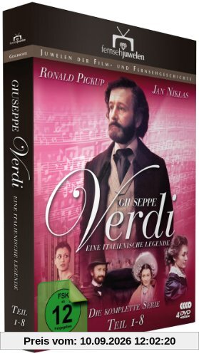 Giuseppe Verdi - Eine italienische Legende: Teil 1-8 (Fernsehjuwelen) [4 DVDs]