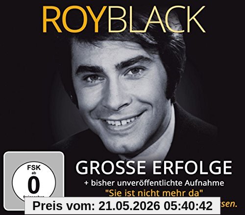 Roy Black Große Erfolge Plus Eine Bisher Unveröffentlichte Aufnahme "Sie Ist Nicht Mehr Da"- Inkl Dvd, Eine Legende. Unvergessen.