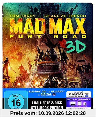 Mad Max: Fury Road Steelbook (exklusiv bei Amazon.de) [3D Blu-ray] [Limited Edition]