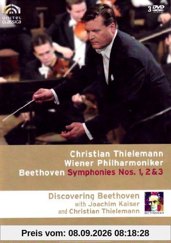 BEETHOVEN Sinfonien 1, 2 & 3 Christian THIELEMANN (+ 170 min. Doku mit Joachim Kaiser) 3 DVD