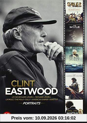 Clint Eastwood Portraits - 5-DVD Boxset ( Richard Jewell / The Mule / Sully / American Sniper / Invictus ) [ Belgier Import ]
