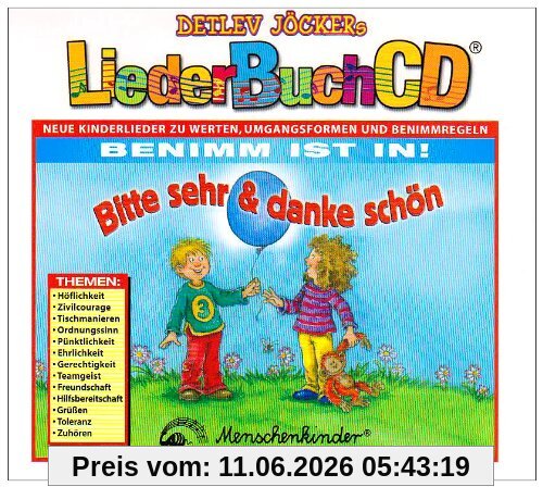 Detlev Jöcker Bitte Sehr & Danke Schön (LiederBuchCD)