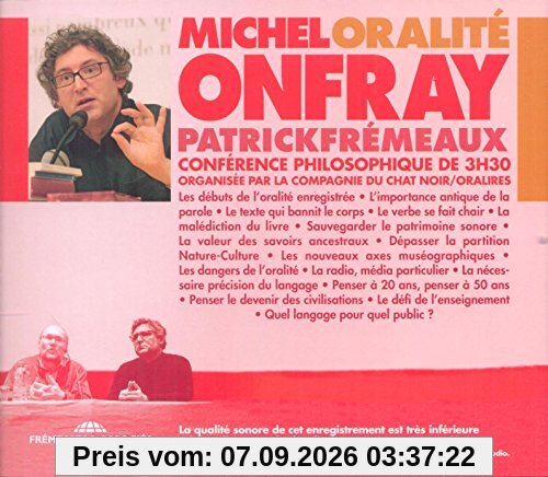 Oralité, Conférence Philosophie