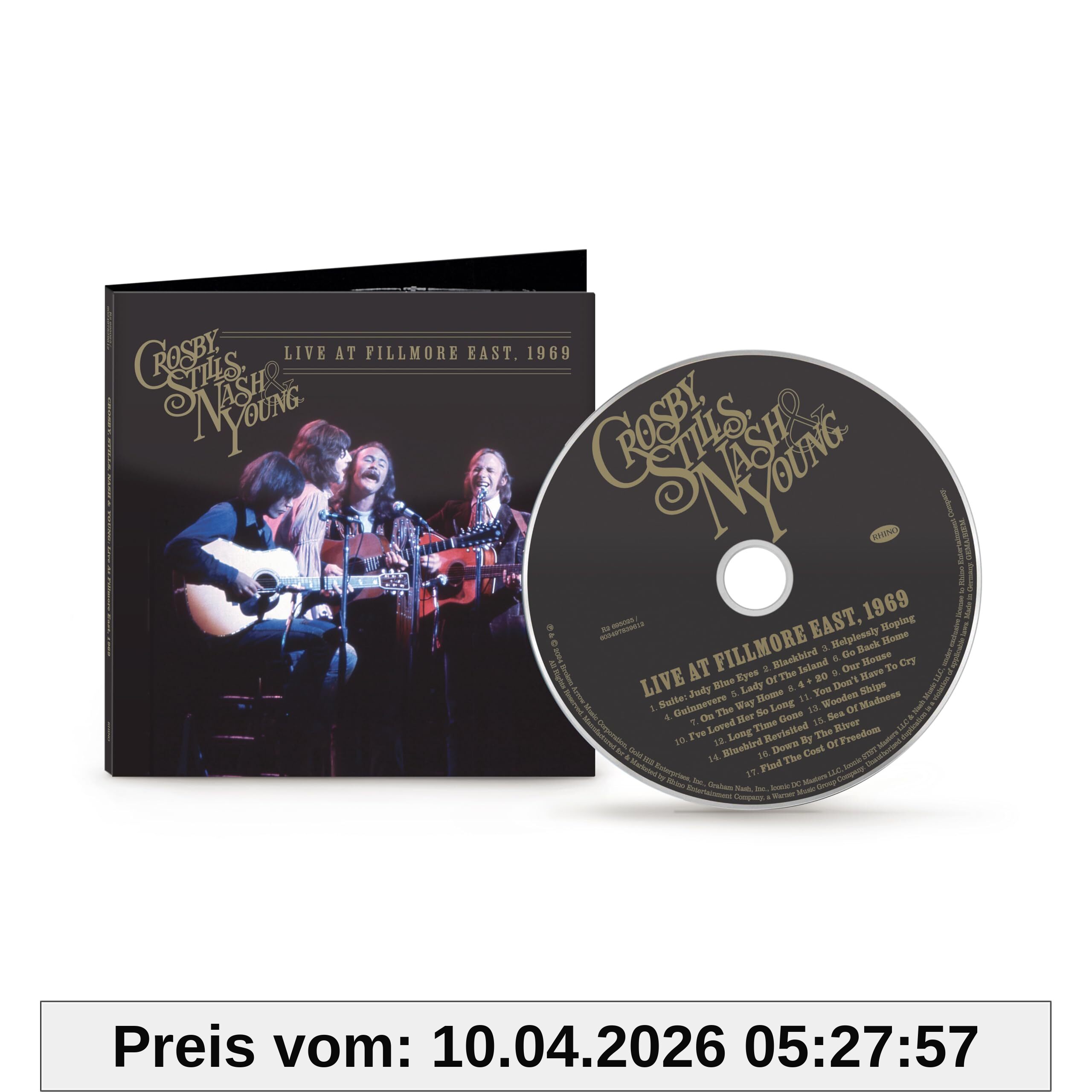 Crosby, Stills, Nash & Young Live At Fillmore East, 1969