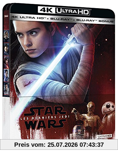 Rian Johnson Star Wars épisode Viii , Les Derniers Jedi 4k Ultra Hd [Blu-ray] [Fr Import]